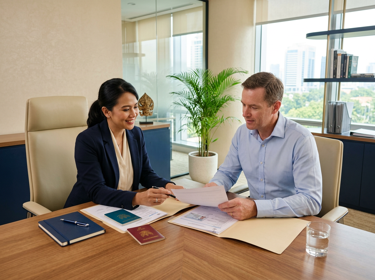 Fasqindo consultant meeting with a client